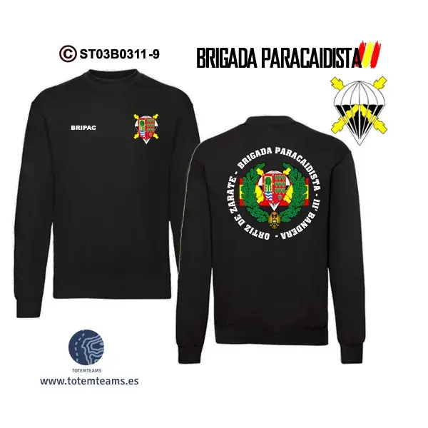 Sudadera-ClásicaES IIIª Bandera Ortiz de Zarate BRIPAC - Imagen 4