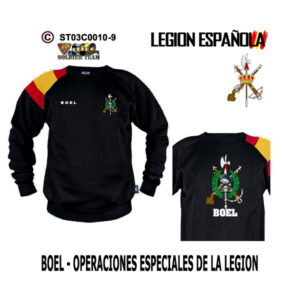 Sudadera-BanderaES BOEL Operaciones Especiales de la Legión Española
