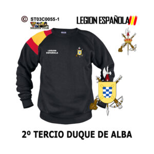 Sudadera-bandera IIº Tercio Duque de Alba Legión Española