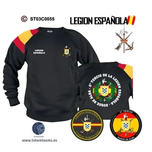 Sudadera-BanderaES 2º Tercio Duque de Alba – Legión Española