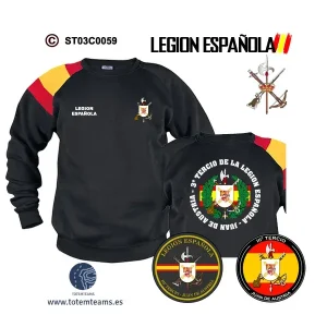 Sudadera-BanderaES 3º Tercio Juan de Austria – Legión Española