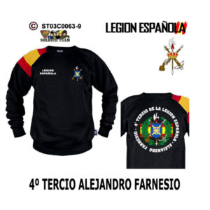 Sudadera-BanderaES 4º Tercio Alejandro Farnesio – Legión Española