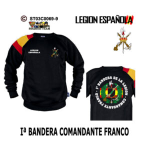 Sudadera-BanderaES Iª Bandera Comandante Franco – Legión Española