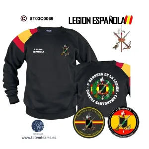 Sudadera-BanderaES Iª Bandera Comandante Franco – Legión Española