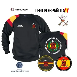 Sudadera-BanderaES IIª Bandera Carlos V - Legión Española