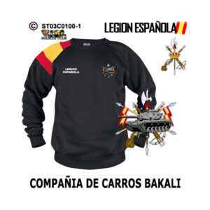 Sudadera-bandera Compañía de Carros Bakali - Legión Española