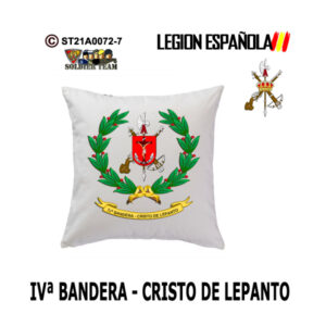 Cojín IVª Bandera Cristo de Lepanto – Legión Española
