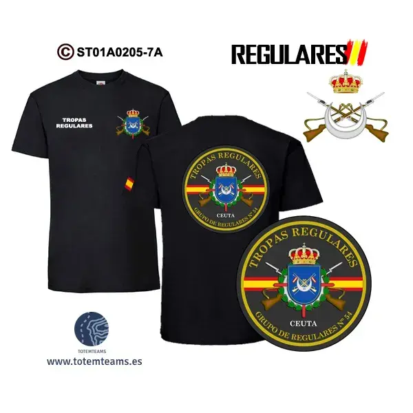 Camiseta-ES Ceuta 54 Grupo de Regulares - Imagen 4