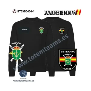Sudadera-ES EMMOE Escudo Genérico - Cazadores de Montaña
