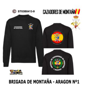 Sudadera-ES Brigada de Montaña Aragón I – Cazadores de Montaña