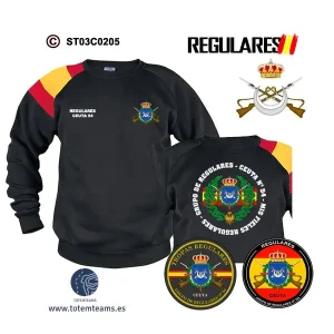 Sudadera-BanderaES Ceuta 54 Grupo de Regulares