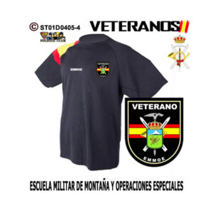 Camiseta Veterano EMMOE Escudo Antiguo - Cazadores de Montaña