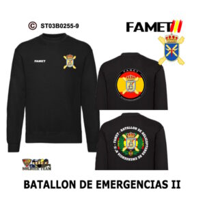 Sudadera-ES FAMET Batallón de Emergencias II