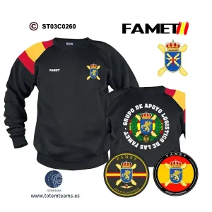 Sudadera-BanderaES FAMET Grupo Logístico