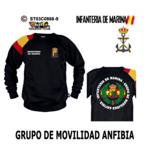 Sudadera-BanderaES Grupo de Movilidad Anfibia Infantería de Marina