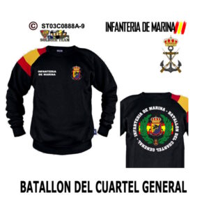 Sudadera-BanderaES Batallón del Cuartel General Infantería de Marina