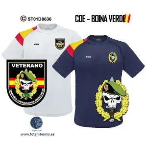 Camiseta COE Calavera – Boina Verde