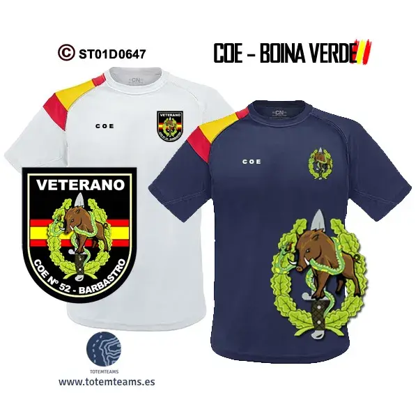 Camiseta COE 52 Barbastro – Boina Verde