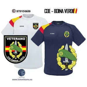 Camiseta Boina COE – EMMOE – Jaca – Boina Verde