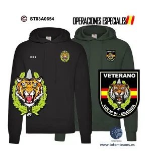 Sudadera-capucha COE 91 Granada – Boina Verde