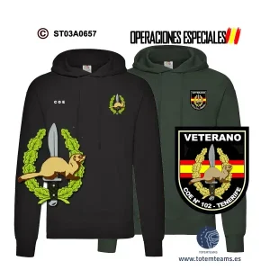 Sudadera-capucha COE 102 Tenerife – Boina Verde