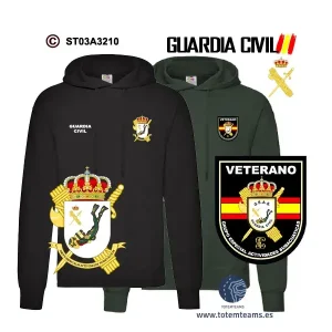 Sudadera-capucha GEAS Grupo Especial de Actividades Subacuáticas Guardia Civil