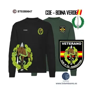 Sudadera-clásica COE 52 Barbastro – Boina Verde