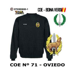 Sudadera-clásica COE 71 Oviedo – Boina Verde
