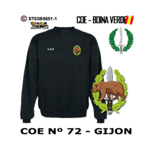 Sudadera-clásica COE 72 Gijón – Boina Verde
