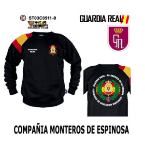 Sudadera-BanderaES Compañía Monteros de Espinosa – Guardia Real