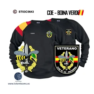 Sudadera-bandera COE 32 Paterna – Boina Verde