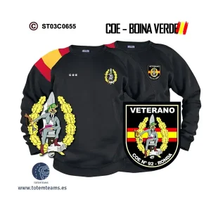 Sudadera-bandera COE 92 Ronda – Boina Verde