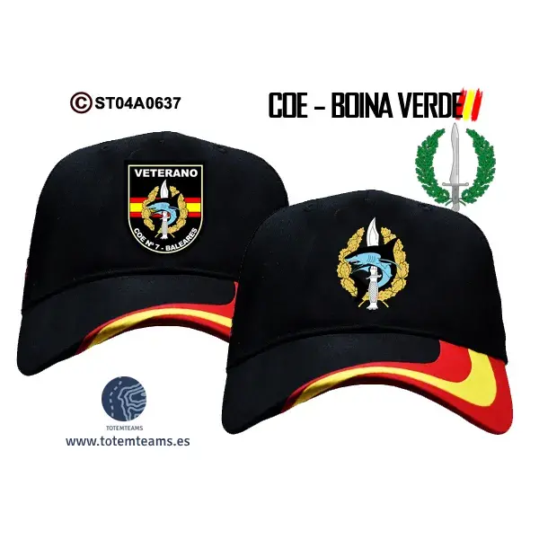Gorra COE 7 Baleares – Boina Verde