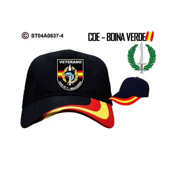 Gorra COE 7 Baleares – Boina Verde - Imagen 3