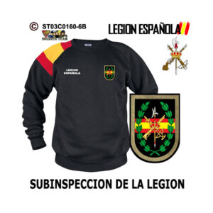 Sudadera-bandera Subinspección de la Legión