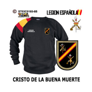 Sudadera-bandera Legión Española Cristo de la Buena Muerte