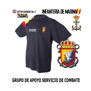 Camiseta Grupo de Apoyo Servicio de Combate Infantería de Marina
