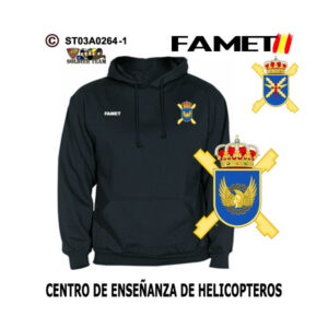 Sudadera-capucha Centro de Enseñanza de Helicópteros FAMET