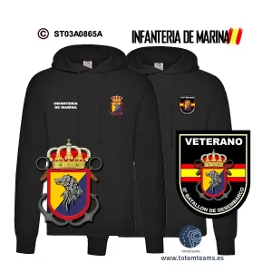 Sudadera-capucha IIº Batallón de Desembarco Infantería de Marina
