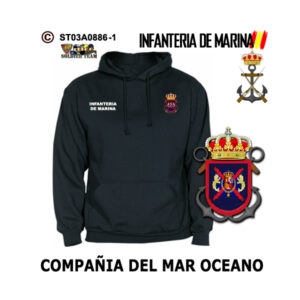 Sudadera-capucha Infantería de Marina Compañía del Mar Océano