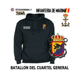 Sudadera-capucha Batallón del Cuartel General Infantería de Marina