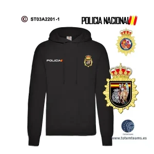 Sudadera-capucha El Ángel Custodio – Patrón de la Policía Nacional