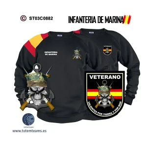 Sudadera-bandera Infantería de Marina Valientes por Tierra y por Mar