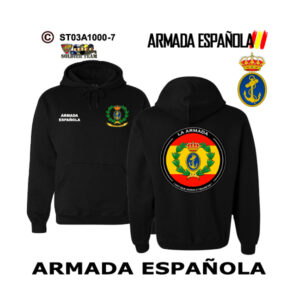 Sudadera-capuchaES Armada Española Corona Laurel