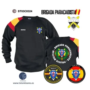 Sudadera-BanderaES Unidad de Policía Militar BRIPAC