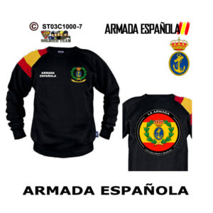 Sudadera-banderaES Armada Española Corona Laurel