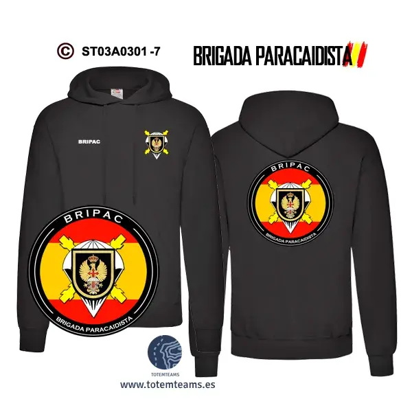 Sudadera-capuchaES Escudo Antiguo BRIPAC - Imagen 4