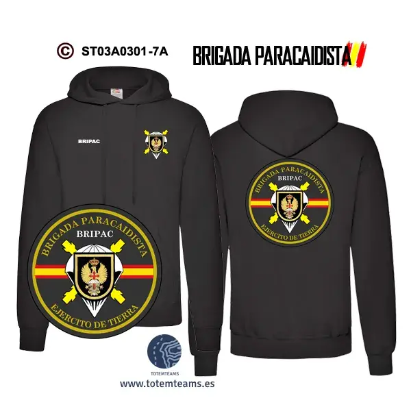Sudadera-capuchaES Escudo Antiguo BRIPAC - Imagen 3