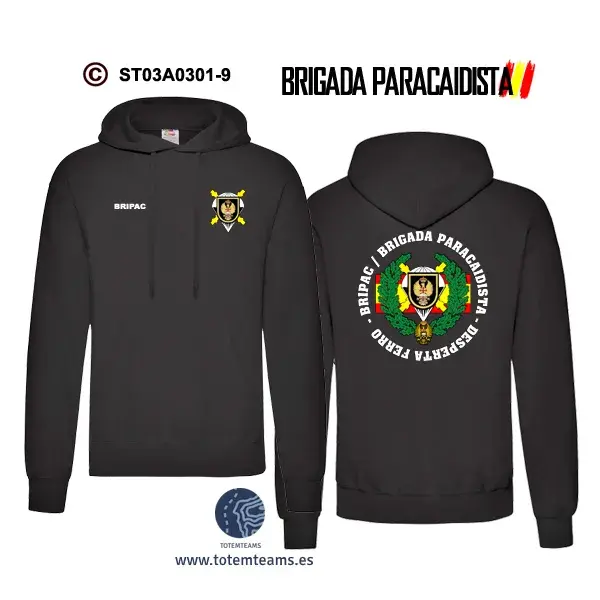 Sudadera-capuchaES Escudo Antiguo BRIPAC - Imagen 2