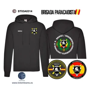 Sudadera-capuchaES Regimiento Lusitania Nº8 BRIPAC